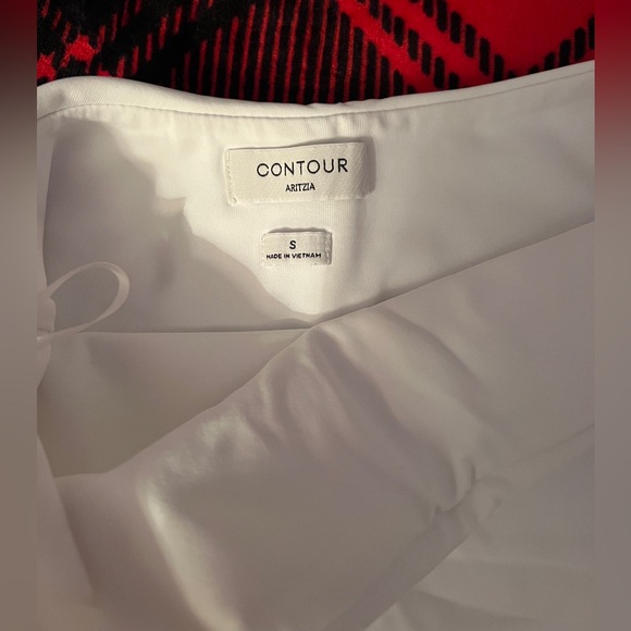 White Foldover Tube Top - Picture 3 of 3